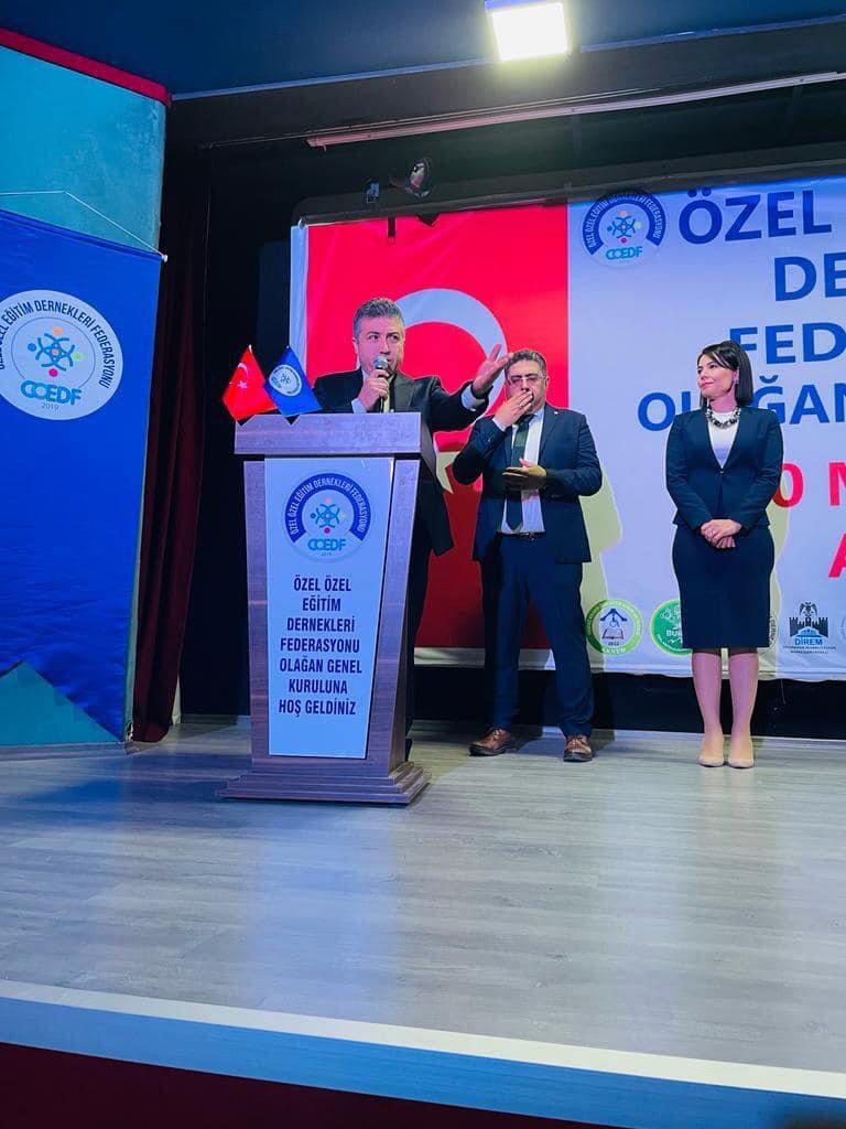 Anadolu Özel Eğitim Dernekleri Federasyonunda Başkan Seçildi!